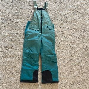 Arctix Teal and Black Snow Bib Pants